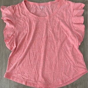 Ruffled t shirt from Loft
